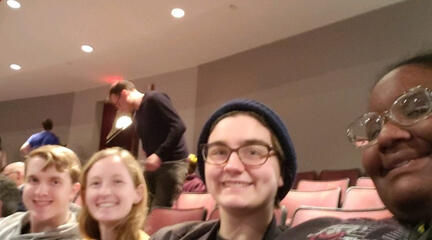 Supporting fellow Oglethorpe performers